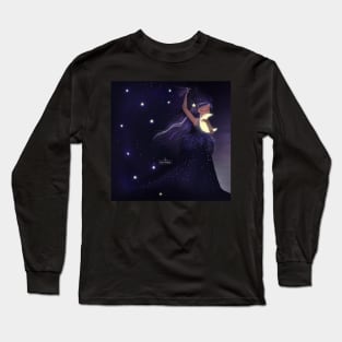 Goddess of Stars and Nights - Nyx Long Sleeve T-Shirt